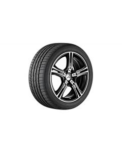 5-spoke wheel, 45.7 cm (18-inch), high-sheen, E-Class, 235/40 R18/, black, A20740116027X23 buy in USA