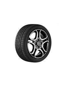 10-spoke alloy wheel, 38.1 cm (15-inch), high-sheen, smart, 185/60 R15/, black, A4534018600 buy in USA