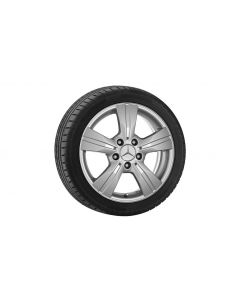 5-twin-spoke wheel, 40.6 cm (16 inch), B-Class/ A-Class, 195/55 R16/, titanium silver, B66474491 buy in USA