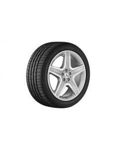 AMG 5-spoke wheel, 50.8 cm (20-inch), high-sheen, M-GLE-Class, 265/45 R20/, silver-colored, A16640120027X25 buy in USA