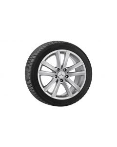 5-twin-spoke wheel, Kikuchi, 43.2 cm (17 inch), SLK-SLC/ CLK, 245/40 R17/, sterling silver, B66474498 buy in USA