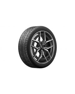 AMG 5-twin-spoke wheel, 48.3 cm (19-inch), high-sheen, E-Class, 275/35 R19/, black, A21340166007X23 buy in USA