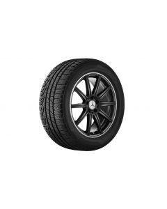 AMG 10-spoke wheel, 48.3 cm (19-inch), high-sheen rim flange, E-Class/ CLS, 255/35 R19/, matt black, B66031556 buy in USA