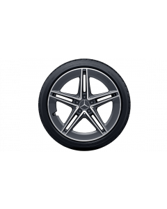 AMG 5-twin-spoke wheel, 48.3 cm (19-inch), high-sheen, C-Class, 255/35 R19/, tantalum gray, A20540120017Y51 buy in USA