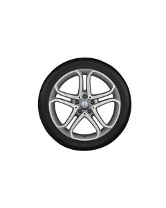 5-twin-spoke wheel, 45.7 cm (18-inch), high-sheen, CLS, 255/40 R18/, gray Himalaya, A21840123027X21 buy in USA