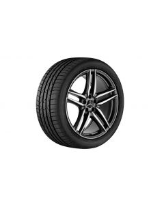 AMG 5-twin-spoke wheel, 50.8 cm (20-inch), high-sheen, E-Class, 265/35 R20/, matt black, A21340128007X36 buy in USA