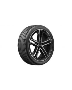 5-twin-spoke wheel, 48.3 cm (19-inch), high-sheen, CLA/ B-Class/ A-Class, 225/40 R19/, black, A17740136007X23 buy in USA