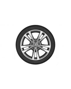 5-twin-spoke wheel, 48.3 cm (19-inch), high-sheen, S-Class, 245/45 R19/, gray Himalaya, A22240113027X21 buy in USA