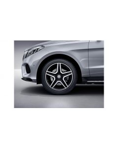 AMG 5-spoke wheel, 50.8 cm (20-inch), high-sheen, M-GLE-Class, 265/45 R20/, black, A16640120027X23 buy in USA