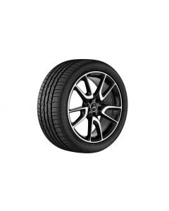 AMG 5-twin-spoke wheel, 50.8 cm (20-inch), high-sheen, E-Class, 245/35 R20/, black, A21340124007X23 buy in USA