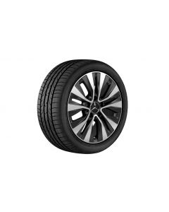 5-twin-spoke wheel, Aero, 40.6 cm (16-inch), high-sheen, CLA/ B-Class/ A-Class, 205/60 R16/, black matt, A17740100007X36 buy in USA