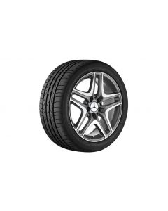 5-twin-spoke wheel, 45.7 cm (18-inch), high-sheen, SLK-SLC, 245/35 R18/, palladium silver, A17240117027X19 buy in USA