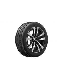 5-twin-spoke wheel, 48.3 cm (19-inch), high-sheen, S-Class, 255/45 R19/, black, A22340130007X23 buy in USA