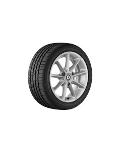 9-spoke alloy wheel, 38.1 cm (15 inch), smart, 155/60 R15/, titanium silver, A4514010202CA4L buy in USA