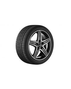 AMG 5-spoke wheel, 45.7 cm (18-inch), high-sheen, CLA/ A-Class, 225/40 R18/, black, A17640104027X23 buy in USA