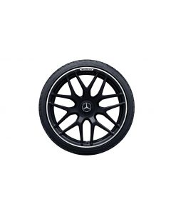 AMG forged wheel in cross-spoke design, 53.3 cm (21-inch), high-sheen rim flange, AMG GT, 315/30 R21/, matt black, A29040109007X71 buy in USA