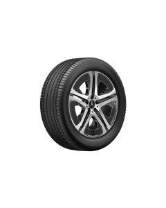 5-twin-spoke wheel, 50.8 cm (20-inch), high-sheen, GLS, 275/50 R20/, black, A16740149007X23 buy in USA