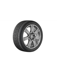 7-spoke wheel, 45.7 cm (18-inch), high-sheen, S-Class, 245/50 R18/, gray Himalaya, A22240110027X21 buy in USA