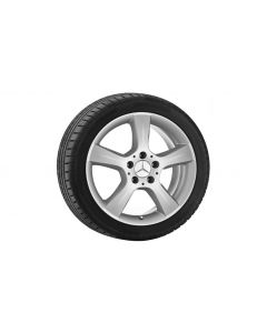 5-spoke wheel, 43.2 cm (17 inch), CLC/ C-Class, 245/40 R17/, titanium silver, B66470610 buy in USA