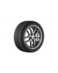 5-twin-spoke wheel, 43.2 cm (17-inch), high-sheen, CLA/ B-Class/ A-Class, 225/45 R17/, gray Himalaya, A24640115027X21 buy in USA