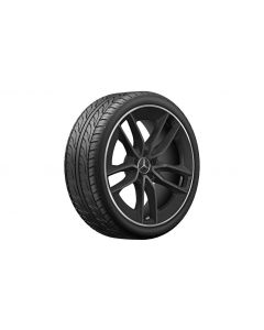 AMG 5-twin-spoke wheel, 50.8 cm (20-inch), high-sheen rim flange, E-Class, 275/30 R20/, matt black, A21340150007X71 buy in USA