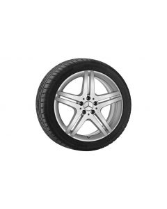 5-twin-spoke wheel, 45.7 cm (18-inch), (CLC/ SLK-SLC/ C-Class among others), 225/40 R18/, titanium silver, B66474516 buy in USA