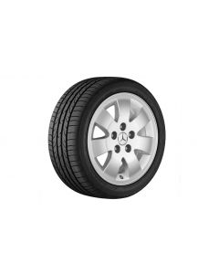 7-spoke wheel, 38.1 cm (15 inch), Citan/eCitan, 195/65 R15/, silver-colored, A4154010900 buy in USA