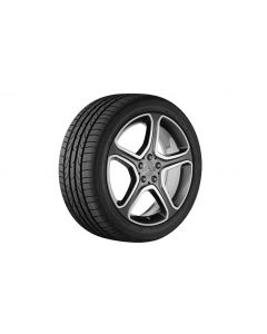 5-spoke wheel, 43.2 cm (17 inch), high-sheen, CLA/ B-Class/ A-Class, 225/45 R17/, tremolit-metallic, A24640119027X44 buy in USA