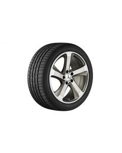 5-spoke wheel, 45.7 cm (18-inch), high-sheen, SL, 285/35 R18/, satin silver matt, A23140130027X34 buy in USA