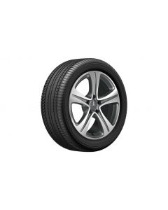 5-spoke wheel, 43.2 cm (17-inch), high-sheen, C-Class, 225/50 R17/, gray Himalaya, A20540111017X21 buy in USA