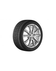 5-twin-spoke wheel, 48.3 cm (19-inch), M-GLE-Class, 255/50 R19/, titanium silver, B66474584 buy in USA