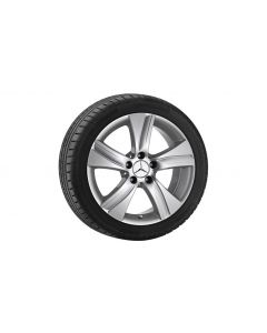 5-spoke wheel, 43.2 cm (17 inch), E-Class, 245/45 R17/, sterling silver, A21240119029709 buy in USA