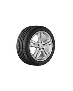 5-twin-spoke wheel, Almach, 43.2 cm (17 inch), S-Class/ CL, 235/55 R17/, sterling silver, B66474316 buy in USA