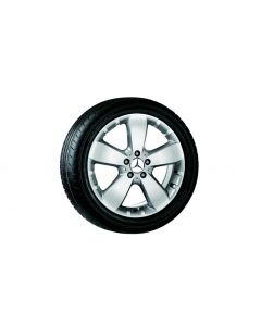 5-spoke wheel, 45.7 cm (18-inch), M-GLE-Class, 255/55 R18/, titanium silver, B66474288 buy in USA