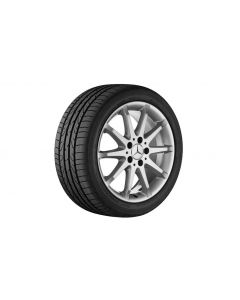 10-spoke wheel, 43.2 cm (17 inch), B-Class, 215/45 R17/, titanium silver, B66474407 buy in USA