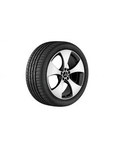 5-spoke wheel, 50.8 cm (20-inch), high-sheen, GLC/ E-Class, 255/45 R20/, black, A25340113007X23 buy in USA