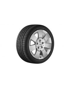 7-spoke wheel, 40.6 cm (16 inch), C-Class, 225/50 R16/, titanium silver, A20440102029765 buy in USA