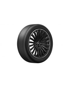 AMG multi-spoke wheel, 50.8 cm (20-inch), high-sheen rim flange, GLC, 255/45 R20/, black, A25440108007X72 buy in USA