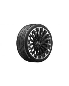 AMG multi-spoke wheel, 55.9 cm (22-inch), rim flange high-sheen, EQS, 275/40 R22/, black, A29640118007X23 buy in USA