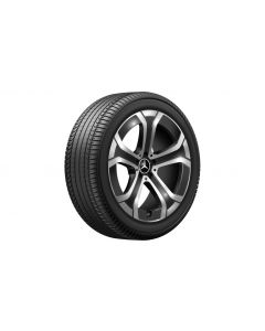 5-spoke wheel, 50.8 cm (20-inch), high-sheen, GLC, 255/45 R20/, black, A25440103007X23 buy in USA