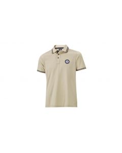 Mens polo shirt, cognac / blue, B66041742 buy in USA