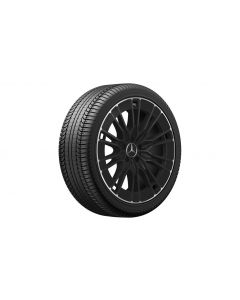 10-twin-spoke wheel, Aero, 50.8 cm (20 inch), rim flange polished, 245/40 R20/, black, A21440125007X72 buy in USA