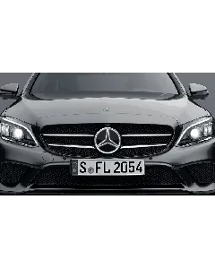 Mercedes star illuminated, decorative part, GLB/ GLA/ C-Class, chrome, A2438100300 buy in USA