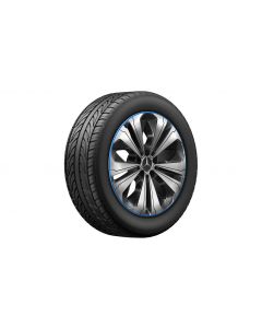 5-twin-spoke wheel black polished with blue rim flange, Pirelli, Scorpion Winter MO, 255/50 R19 103H, Winter, Q4403017118700J2020 buy in USA