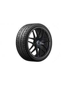 AMG forged wheel in cross-spoke design, black matt, rim flange polished, Pirelli, Scorpion Winter MO1, 325/35 R22 114V XL, Winter, Q440301712490 buy in USA