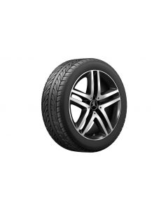 5-twin-spoke wheel, gloss black, Continental, PremiumContact 6 MO-V, 245/45 R19 102Y XL, summer, Q44029111050A buy in USA