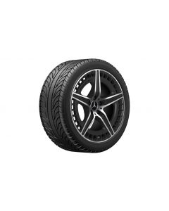 AMG 5-twin-spoke wheel, black matt gloss finish, Michelin, Pilot Alpin 5 MO1A, 265/40 R20 104W XL, winter, Q440141513400 buy in USA