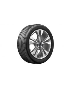 5-twin-spoke wheel Tremolit-metallic polished, Michelin, Pilot Alpin PA4 MO, 245/45 R18 100V XL, Winter, Q44019151020A buy in USA