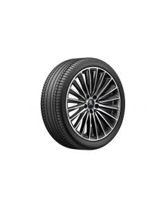 AMG multi-spoke wheel black glossy turned, Goodyear, Eagle F1 Asymmetric 5 MO-S, 225/40 R19 93Y XL, summer, Q440241410260 buy in USA