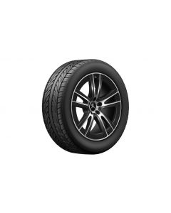 5-twin-spoke wheel, gloss black, Continental, EcoContact 6Q MO, 255/50 R19 107W XL, summer, Q44065111066A buy in USA